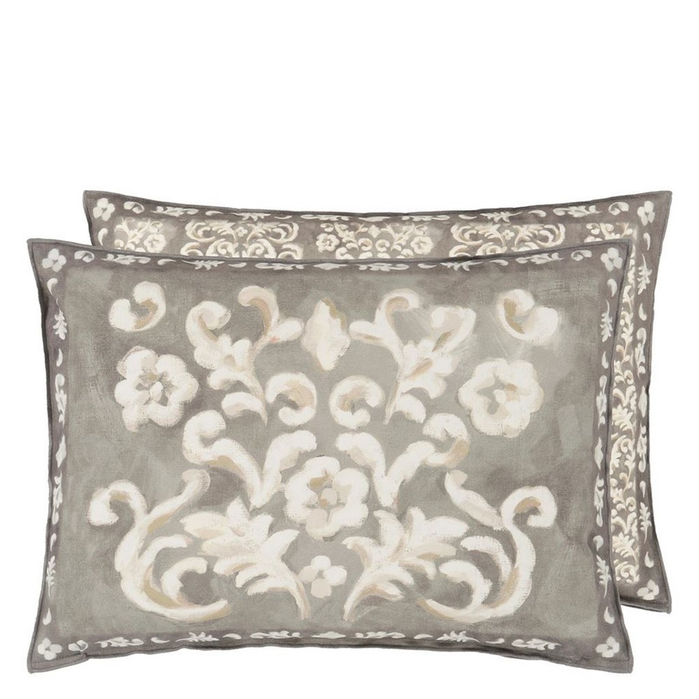 Isolotto Cushion by Designers Guild in Birch Grey